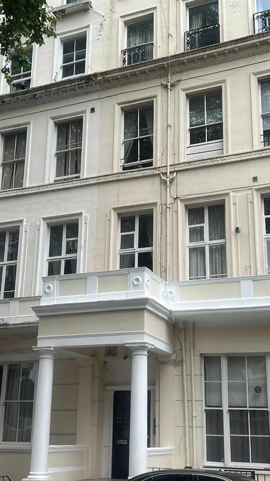 런던 Leinster Gardens 아파트 외부 사진